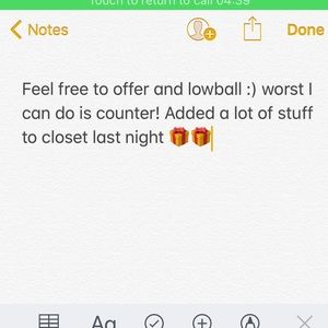 Feel free to use the offer button!